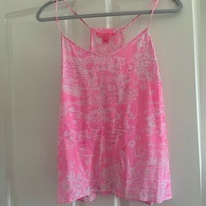 Like New, Lilly Pulitzer Silk Dusk Top